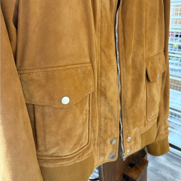 Joseph London tan Sueded Jacket. - Picture 6 of 9